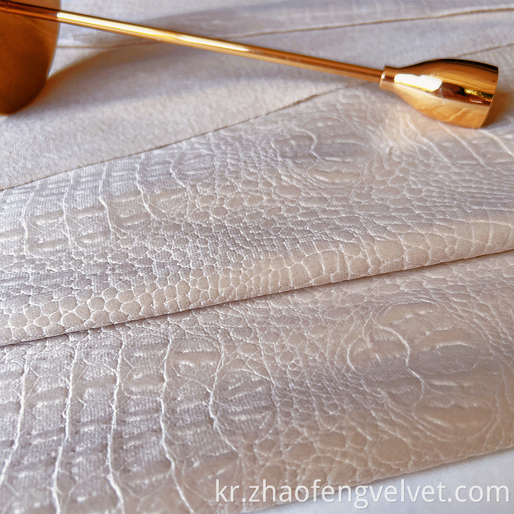 Embossed Sofa Animal Fabric